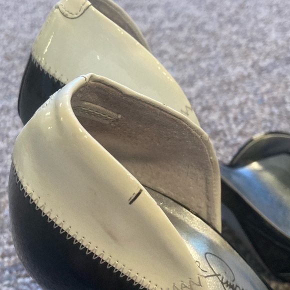 Black and white platform heels - Picture 6 of 9